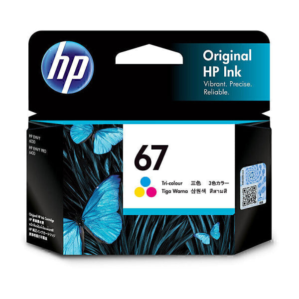 HP #67 Tri Col Ink 3YM55AA 3YM55AA