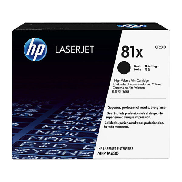 HP #81X Black Toner CF281X CF281X