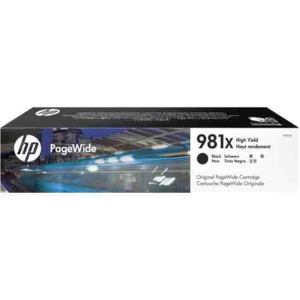 HP #981X Black Ink Cart L0R12A L0R12A