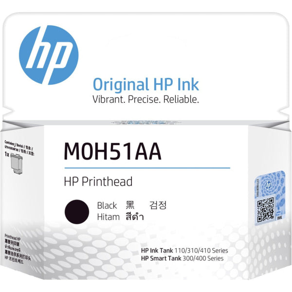Genuine Hp M0H51Aa Original Black Gt Inkjet Printhead For Smart Tank Series Printers