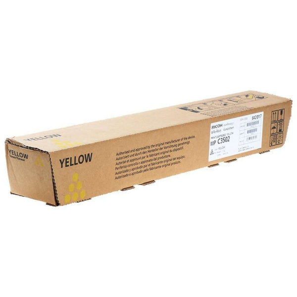 Genuine Ricoh Aficio 841664 Yellow Toner Cartridge Type-C3502Sy Mp-C3002 Mp-C3502 (1.8K) -