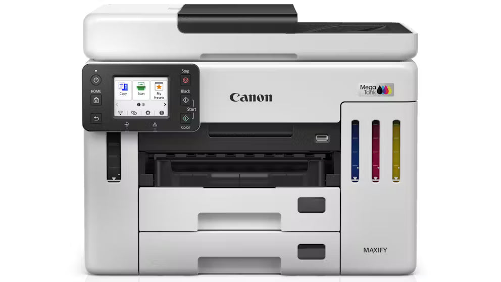 Canon Maxify GX7060 Megatank A4 Print/Copy/Scan/Fax Printer+Duplex ADF+Dual Tray