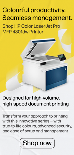 Bundle: HP Color LaserJet Pro MFP 4301dw Printer+#210A Tone Set (W2100A, W2101A, W2102A, W2103A)