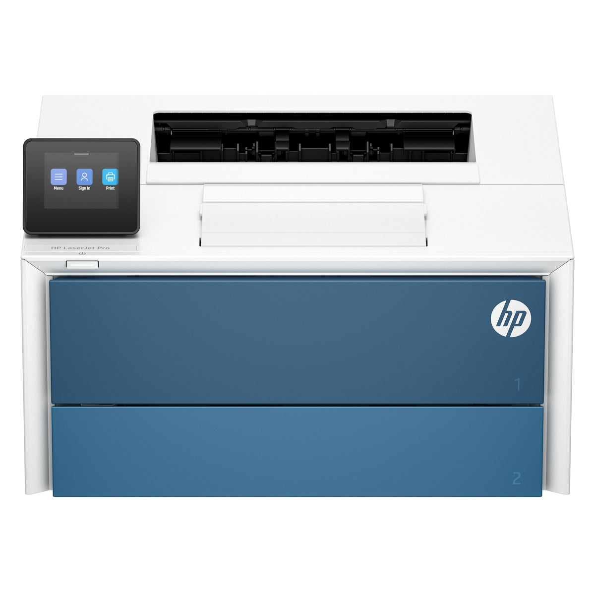 HP LaserJet Pro 4006dn A4 mono laser printer front angle