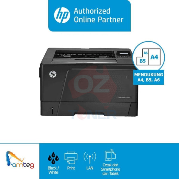 Hp Laserjet Pro M706N A3 Network Mono Laser Printer+Usb 35Ppm (B6S02A) Printer