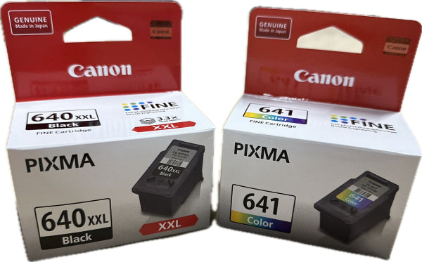 *Sale!* 2X Pack Bundle Genuine Canon Pg-640Xxl Cl-641 Ink Cartridge Set High Yield
