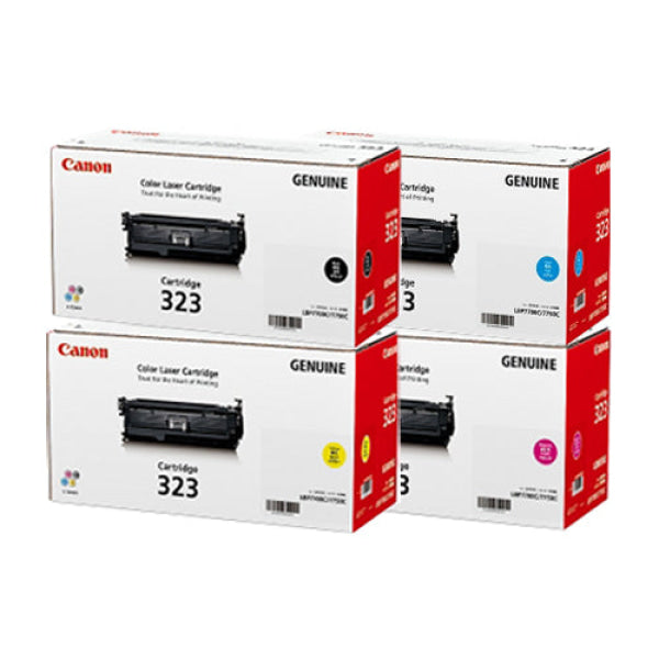 *Sale!* 4X Pack Genuine Canon Cart323 C/M/Y/K Toner Cartridge Set For Lbp7750Cdn -