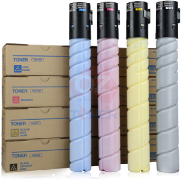 *Sale!* 4X Pack Genuine Konica Minolta Bizhub C258 C308 C368 Tn324 C/M/Y/K Toner Set