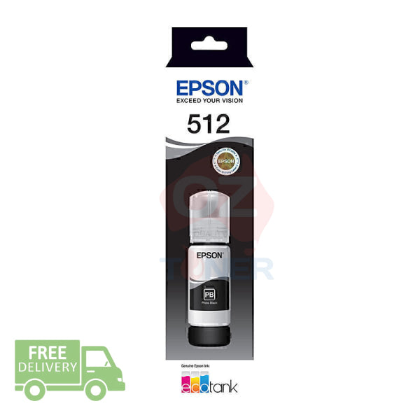 Epson T512 PBk EcoTank Bottle C13T00H192