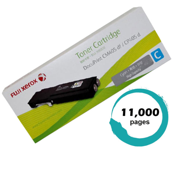 *Promo!* Fuji Xerox Genuine Ct202034 High Yield Cyan Toner Cartridge For Docuprint Cp405D/Cm405Df