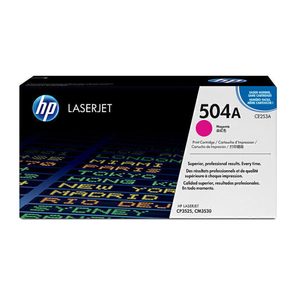 HP #504A Magenta Toner CE253A CE253A
