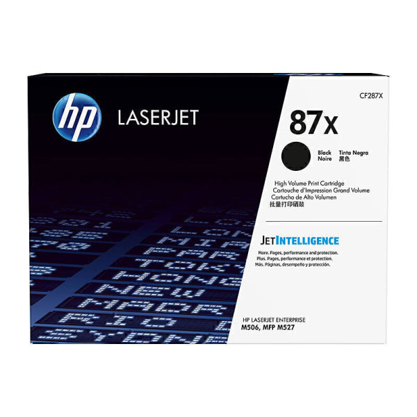 HP #87X Black Toner CF287X CF287X