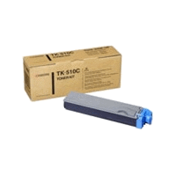 1 X Genuine Kyocera Tk-510C Cyan Toner Cartridge Fs-C5020N Fs-C5025N -