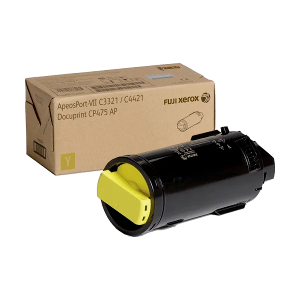 *special!* Fuji Film Genuine Apeosport Vii C4421/c3321/cp475 Yellow Mps Toner (Y) Metered 15K