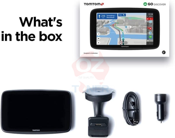 Tomtom Car Sat Go Discover 7 Wi-Fi Gps Navigation System+Hands Free Calling+World Maps+Update