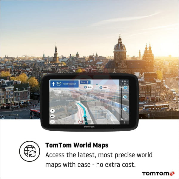 Tomtom Car Sat Go Discover 7 Wi-Fi Gps Navigation System+Hands Free Calling+World Maps+Update