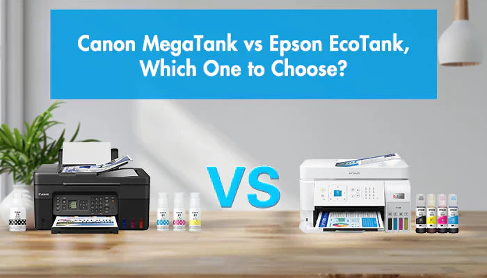 Which continuous ink tank printer is better, Epson EcoTank or Canon MegaTank?