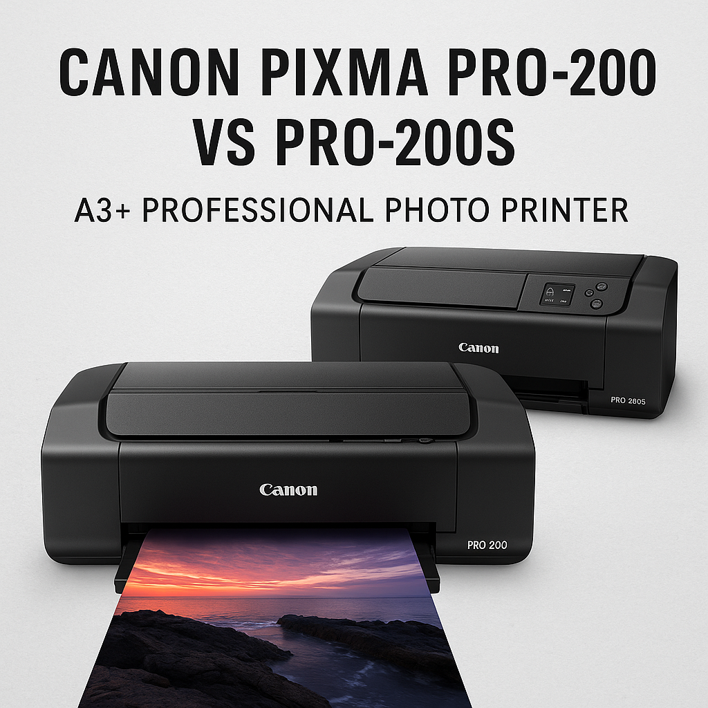 Review: Canon PIXMA PRO-200 vs. PRO-200S A3+ Photo Printer