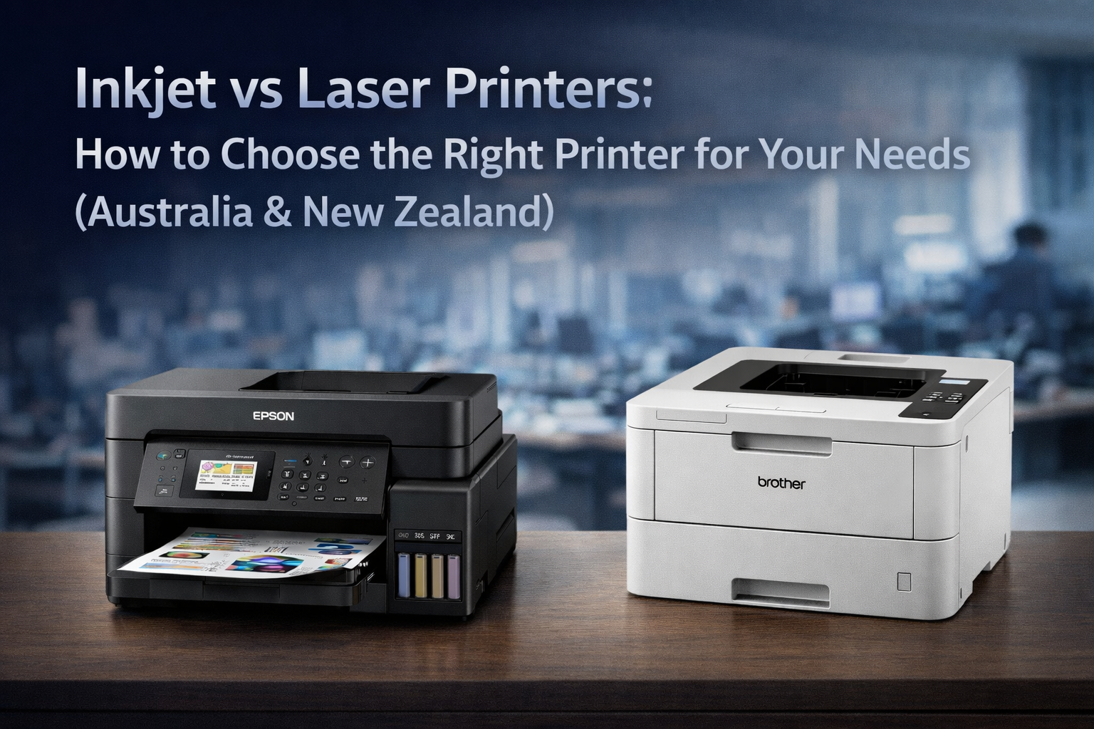 Inkjet vs Laser Printers: How to Choose the Right Printer for Your Needs (Australia & New Zealand)
