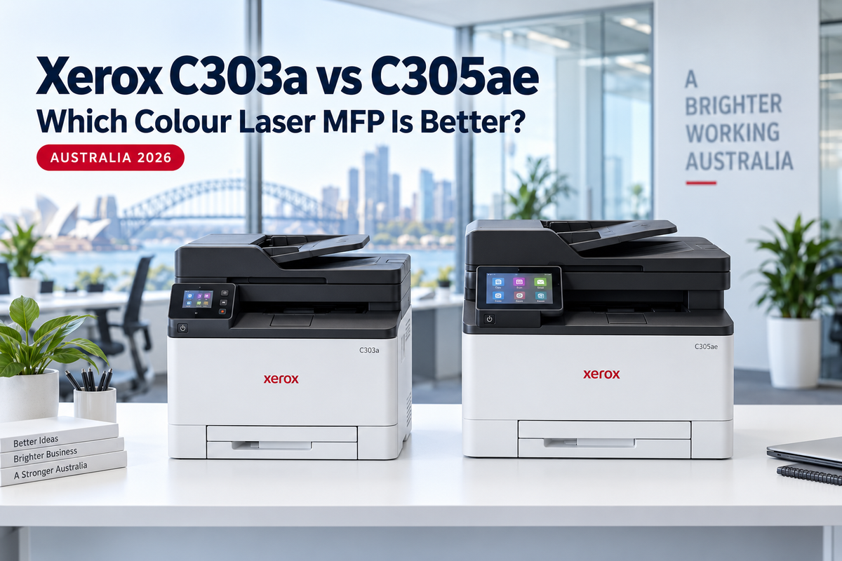 Xerox C303a vs C305ae Australia 2026: Which Colour Laser MFP Is Better?