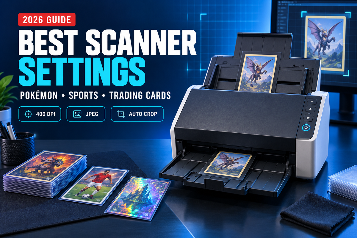 Best Scanner Settings for Pokémon, Sports &amp; Trading Cards (2026 Complete Guide)