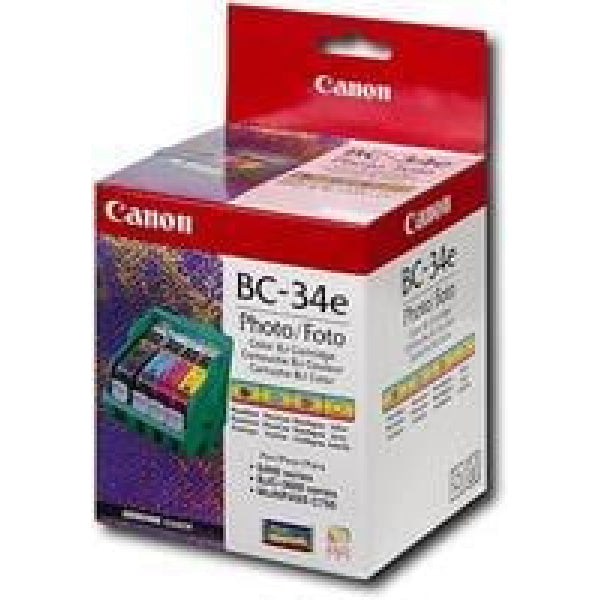 1 X Genuine Canon Bc-34E Photo Printhead Accessories