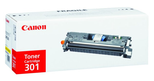 1 X Genuine Canon Cart-301Y Yellow Toner Cartridge -