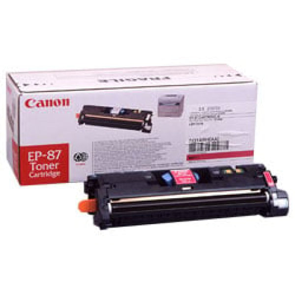 1 X Genuine Canon Ep-87M Magenta Toner Cartridge -