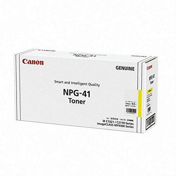 1 X Genuine Canon Tg-41Y Yellow Toner Cartridge Npg-41 (6K Pages) -
