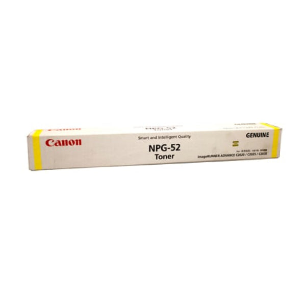 1 X Genuine Canon Tg-52Y Yellow Toner Cartridge -