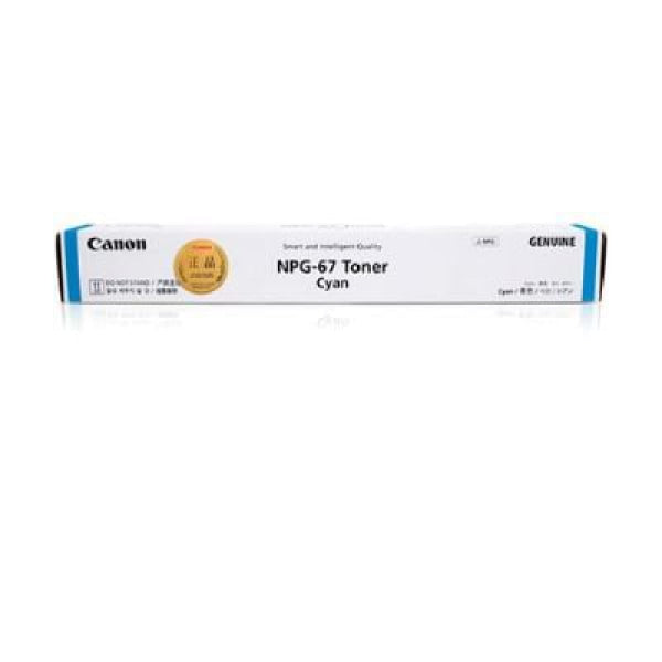 1 X Genuine Canon Tg-67C Cyan Toner Cartridge -