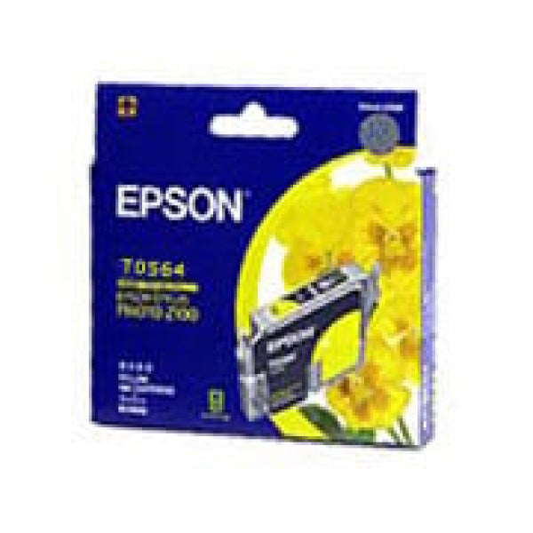 1 X Genuine Epson T0564 Yellow Ink Cartridge -