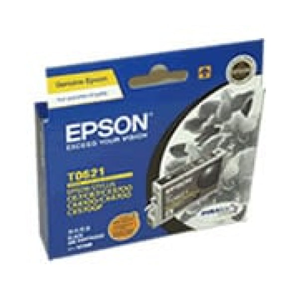 1 X Genuine Epson T0621 Black Ink Cartridge High Yield -