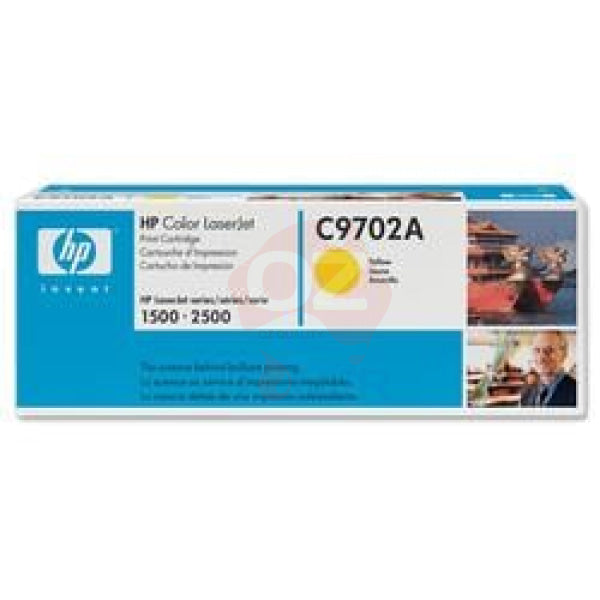 1 X Genuine Hp C9702A Yellow Toner Cartridge 121A -