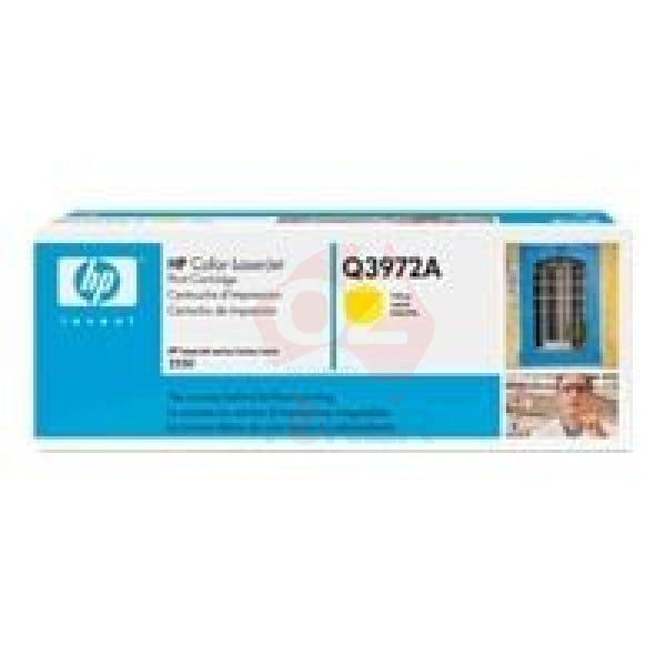 1 X Genuine Hp Q3972A Yellow Toner Cartridge 123A -
