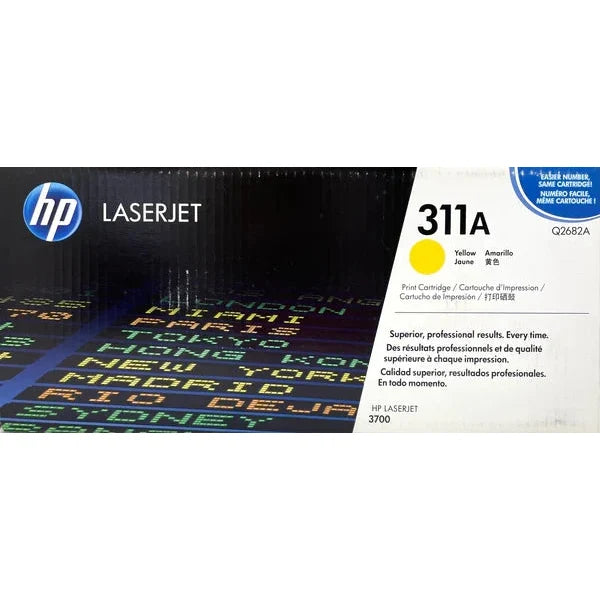 1 X Genuine Hp Q2682A Yellow Toner Cartridge 311A -