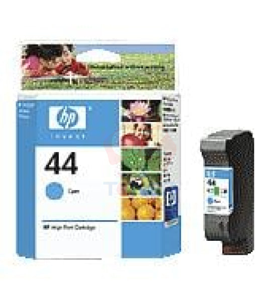 1 X Genuine Hp 44 Cyan Ink Cartridge 51644Ca -