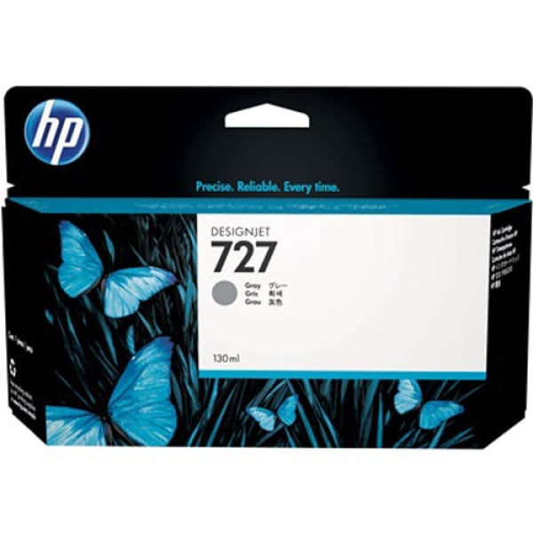 1 X Genuine Hp 727 Grey Ink Cartridge B3P24A -