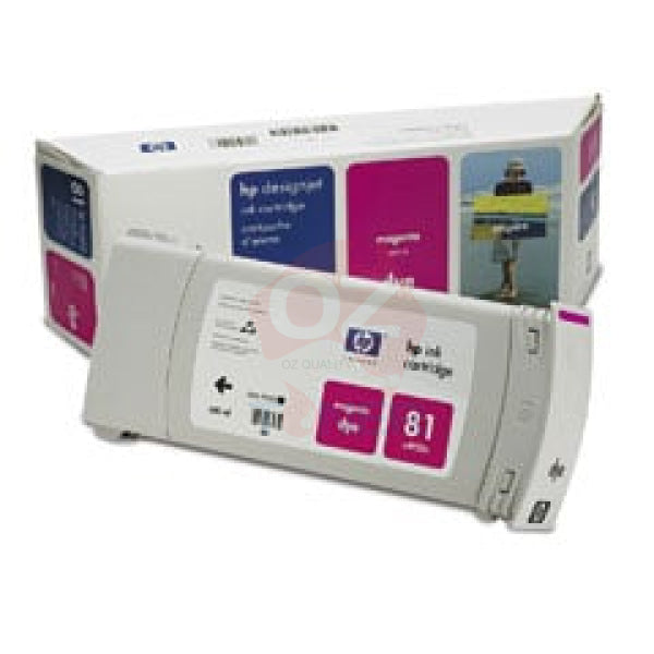 1 X Genuine Hp 81 Magenta Ink Cartridge C4932A -