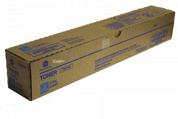 1 X Genuine Konica Minolta Bizhub C458 C558 C658 Cyan Toner Cartridge Tn514C A9E8490 -