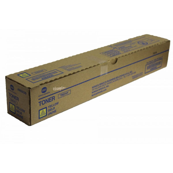 1 X Genuine Konica Minolta Bizhub C458 C558 C658 Yellow Toner Cartridge Tn514Y A9E8290 -