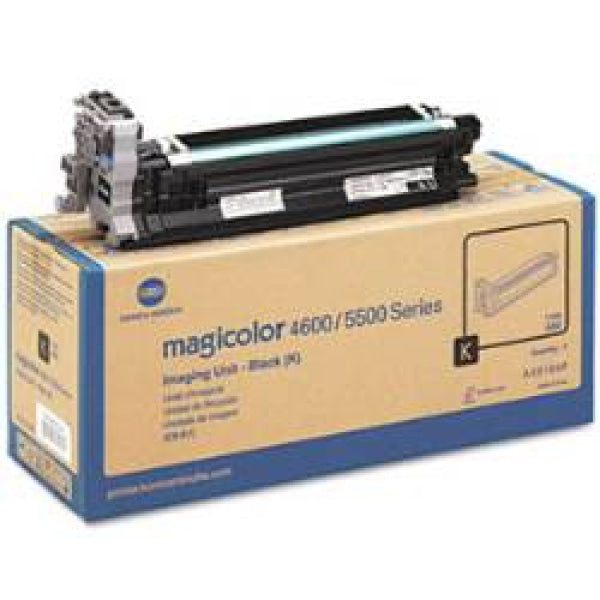 1 X Genuine Konica Minolta Magicolor 4600 5500 5650 Black Imaging Drum Unit A03100K Cartridge -