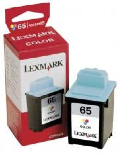 1 X Genuine Lexmark #65 Colour Ink Cartridge High Yield 16G0065 -