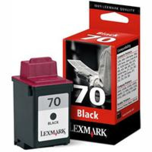 1 X Genuine Lexmark #70 Black Ink Cartridge 12A1970 -