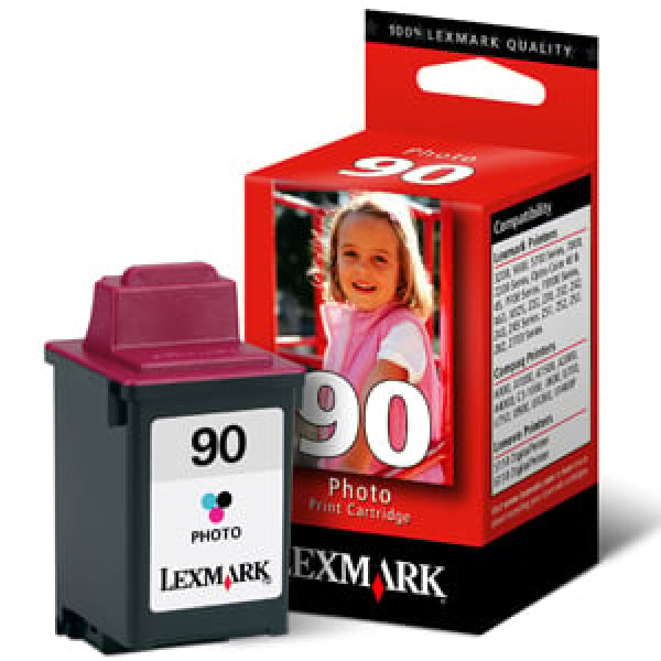 1 X Genuine Lexmark #90 Photo Ink Cartridge 12A1990 -
