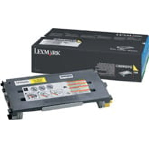 1 X Genuine Lexmark C500 X500 X502 Yellow Toner Cartridge High Yield -