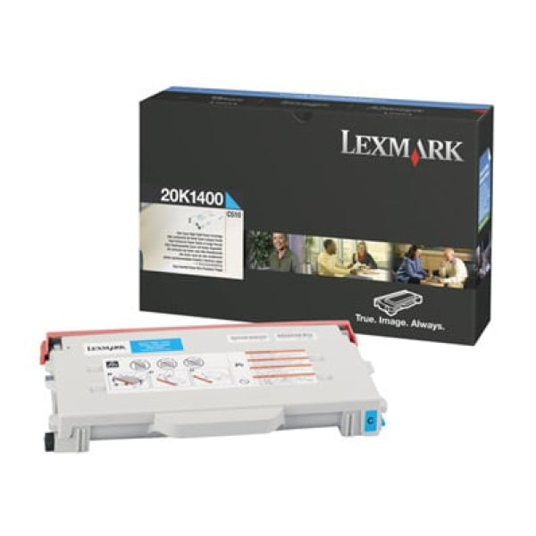 1 X Genuine Lexmark C510 Cyan Toner Cartridge High Yield -
