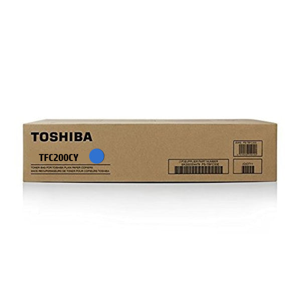 1 X Genuine Toshiba E-Studio 2000Ac 2500Ac Cyan Toner Cartridge 28K [Tfc200Pc] -
