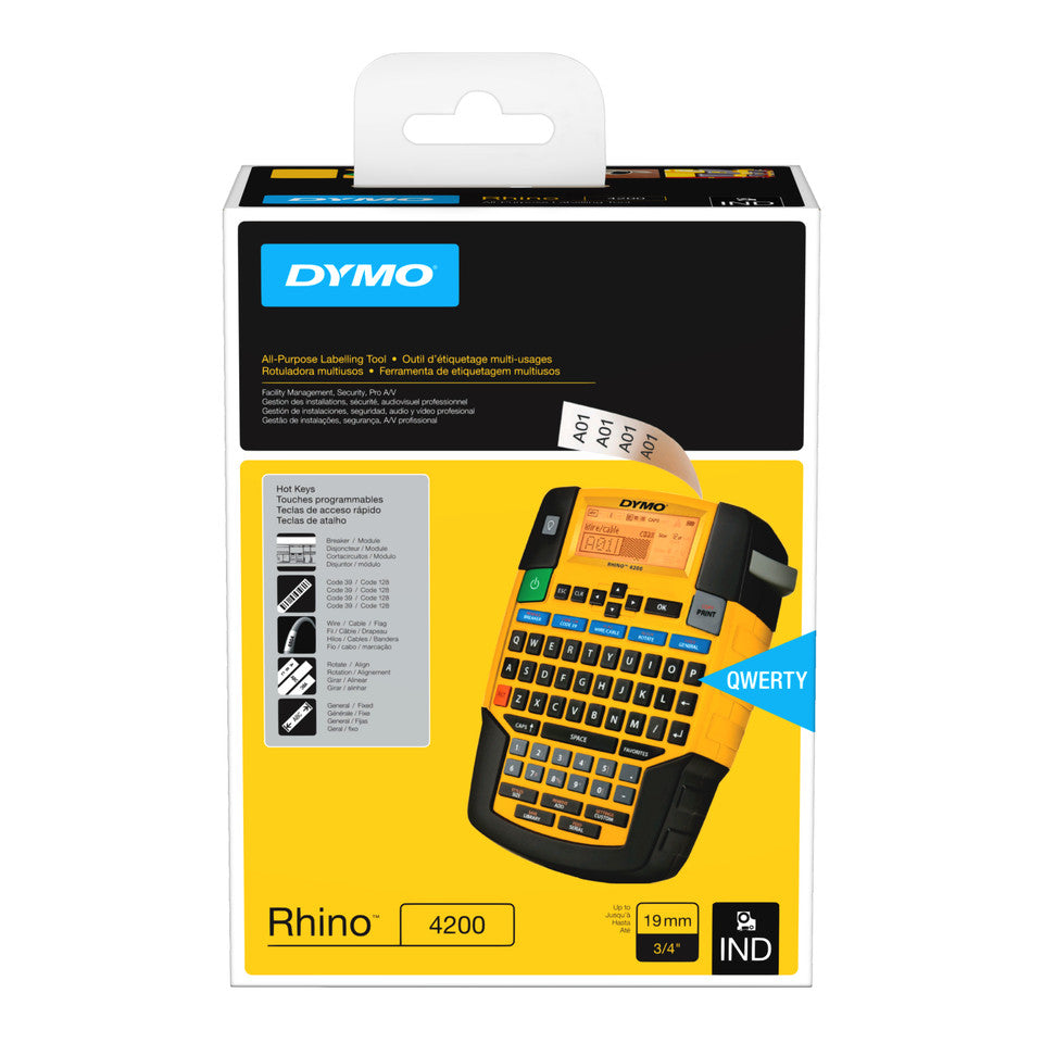 DYMO Rhino 4200 Industrial Label Maker and Contigo Kit [KITCONDY2175088]