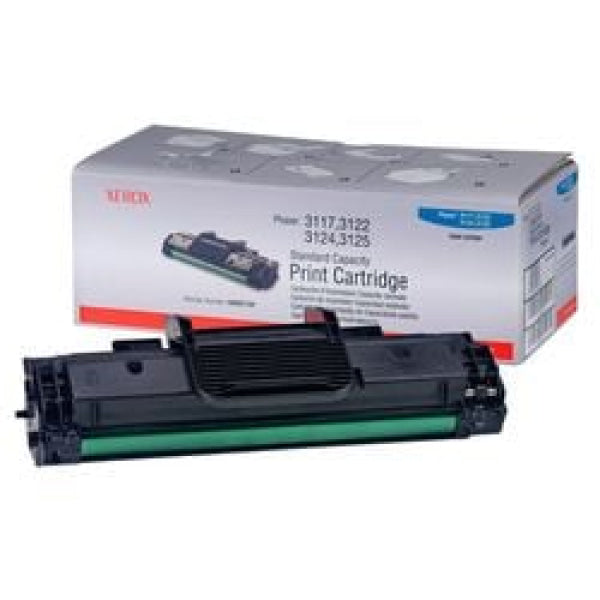 1X Genuine Fuji Xerox Cwaa0759/106R01159 Black Toner Cartridge For Phaser 3124/3125/3117/3122 (3K) -